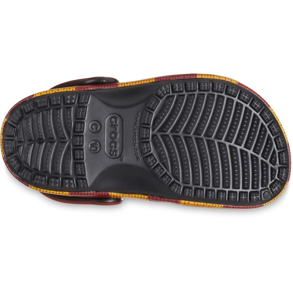 Sandália Crocs Classic Grifinória Clog T MULTI Preto/Vermelho 6