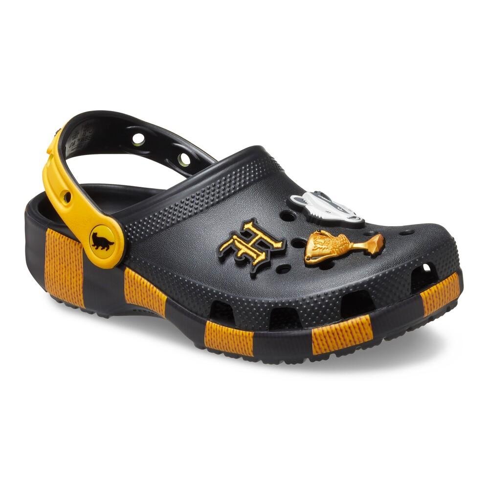 Sandália crocs classic lufa lufa clog t multi Preto/Amarelo 2