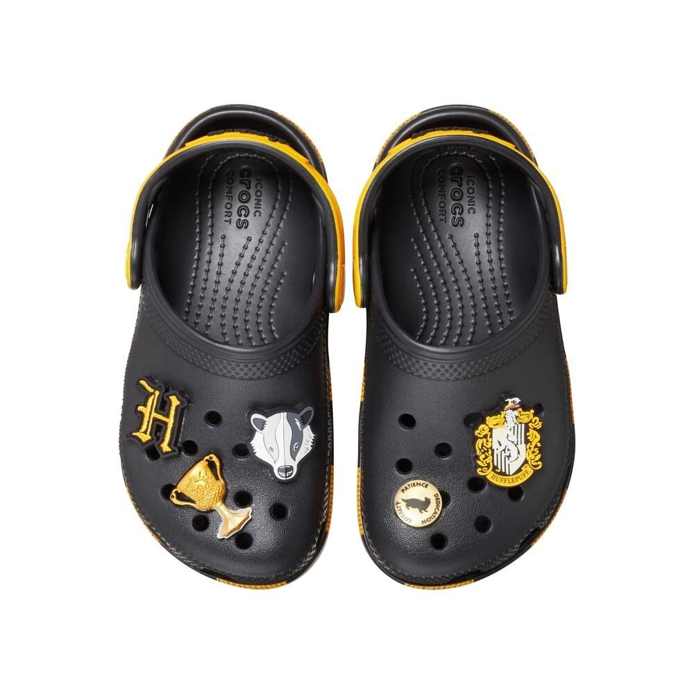 Sandália crocs classic lufa lufa clog t multi Preto/Amarelo 5