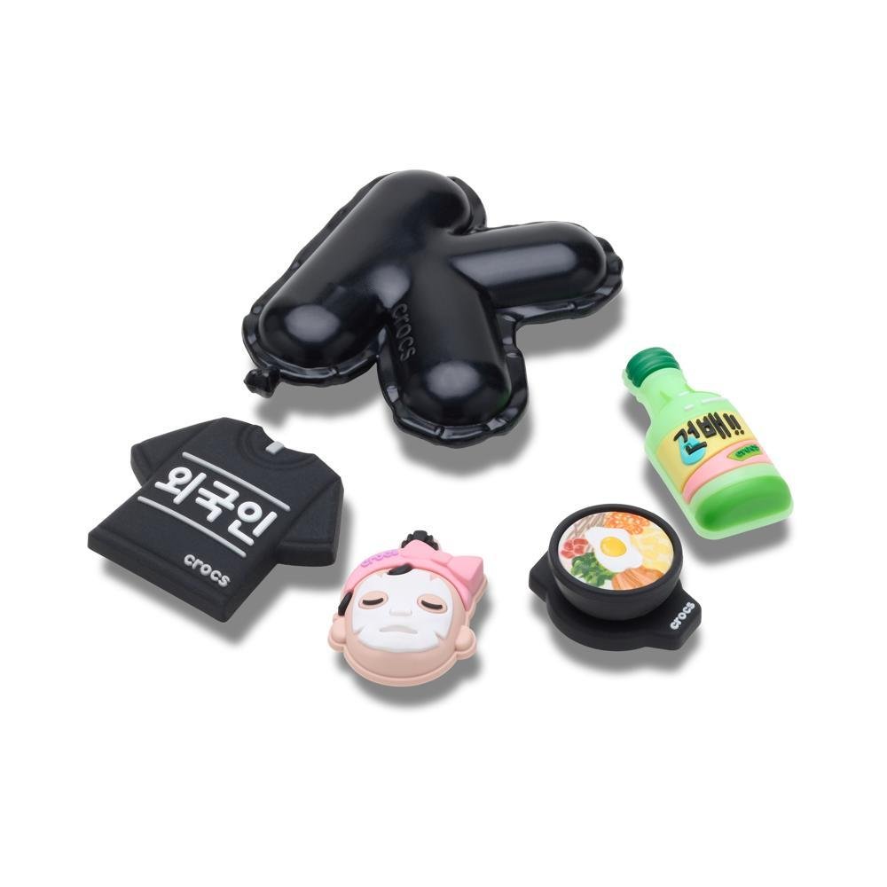 Jibbitz™ Essenciais Da Coreia Pack Com 5 Peças Único Multicores 2