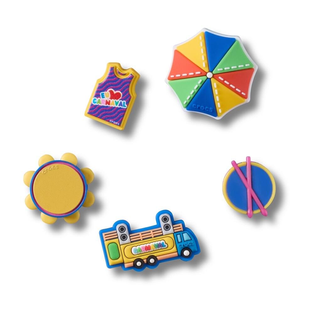 Jibbitz™ Celebração de Carnaval Pack Com 5 Peças Único