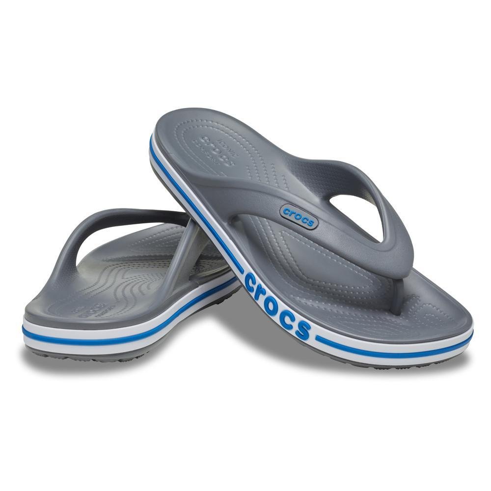 Chinelo Crocs Bayaband Flip Charcoal/Bright Cobalt Charcoal/bright cobalt 3