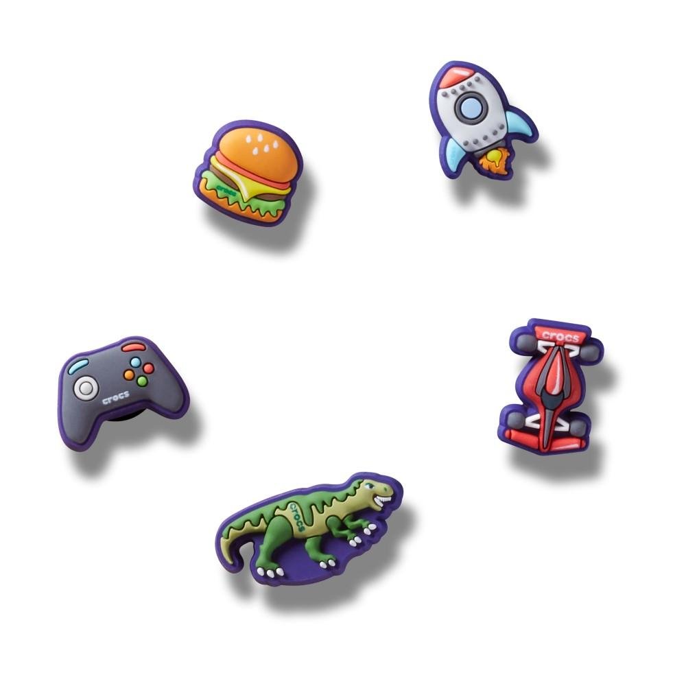 Jibbitz™ Favoritos dos Meninos Pack Com 5 Peças Único Multicores 3