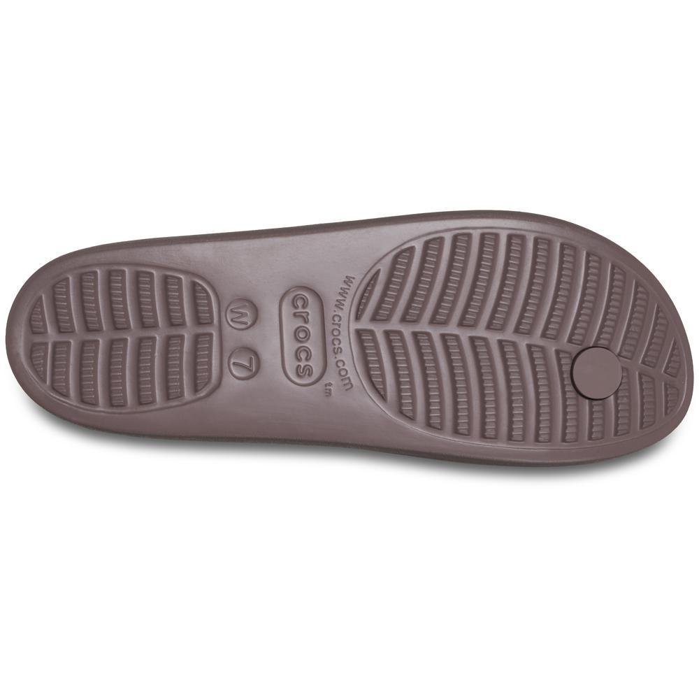Chinelo Crocs Baya Platform Flip Truffle Truffle 5