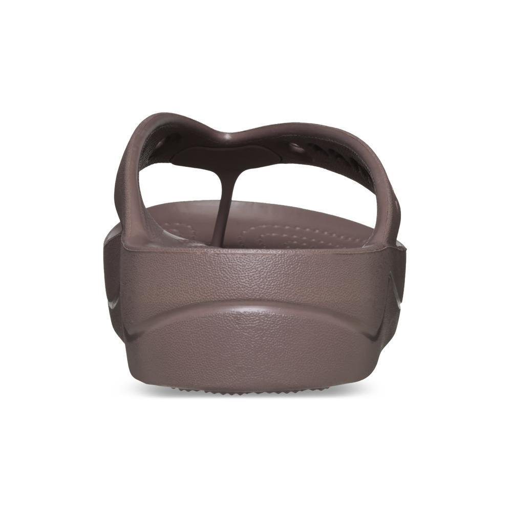 Chinelo Crocs Baya Platform Flip Truffle Truffle 6