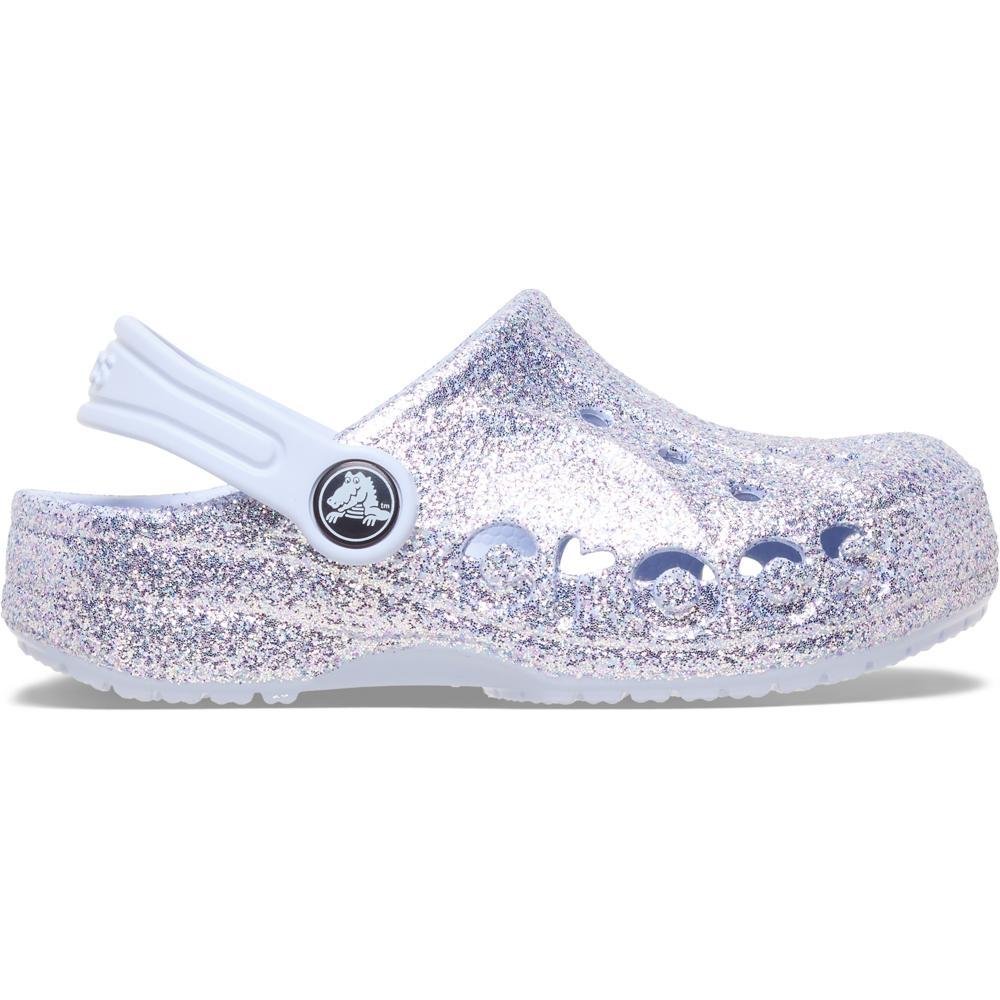 Sandália Crocs Baya Glitter Clog T Dreamscape
