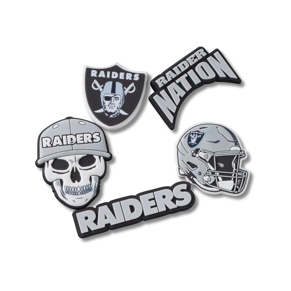 Jibbitz™ NFL Las Vegas Raiders Pack com 5 Peças Único