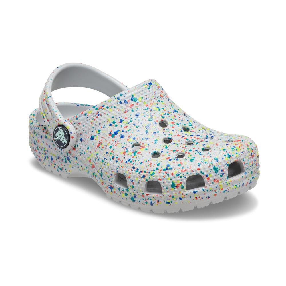 Sandália Crocs Classic Glow Paint Splatter Clog K Atmosphere/Multi Atmosphere/multi 2