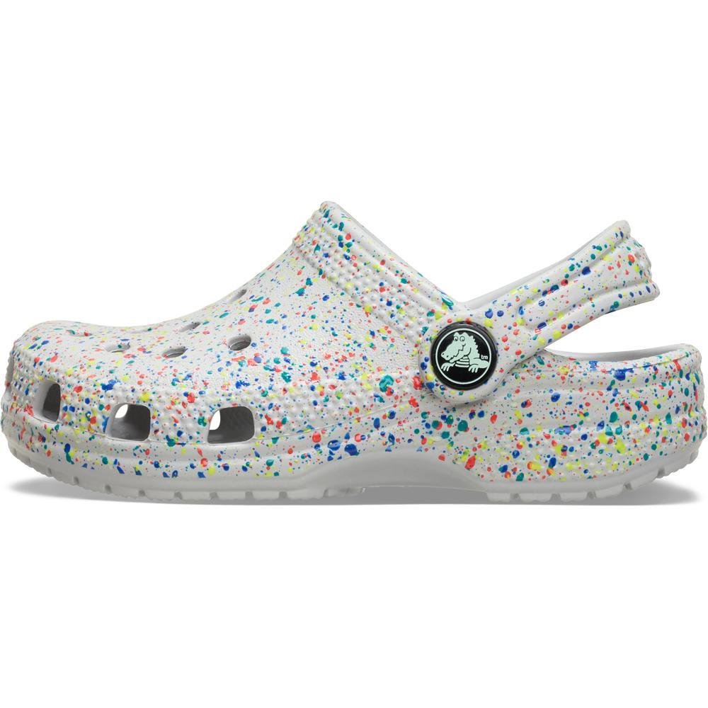 Sandália Crocs Classic Glow Paint Splatter Clog K Atmosphere/Multi Atmosphere/multi 3