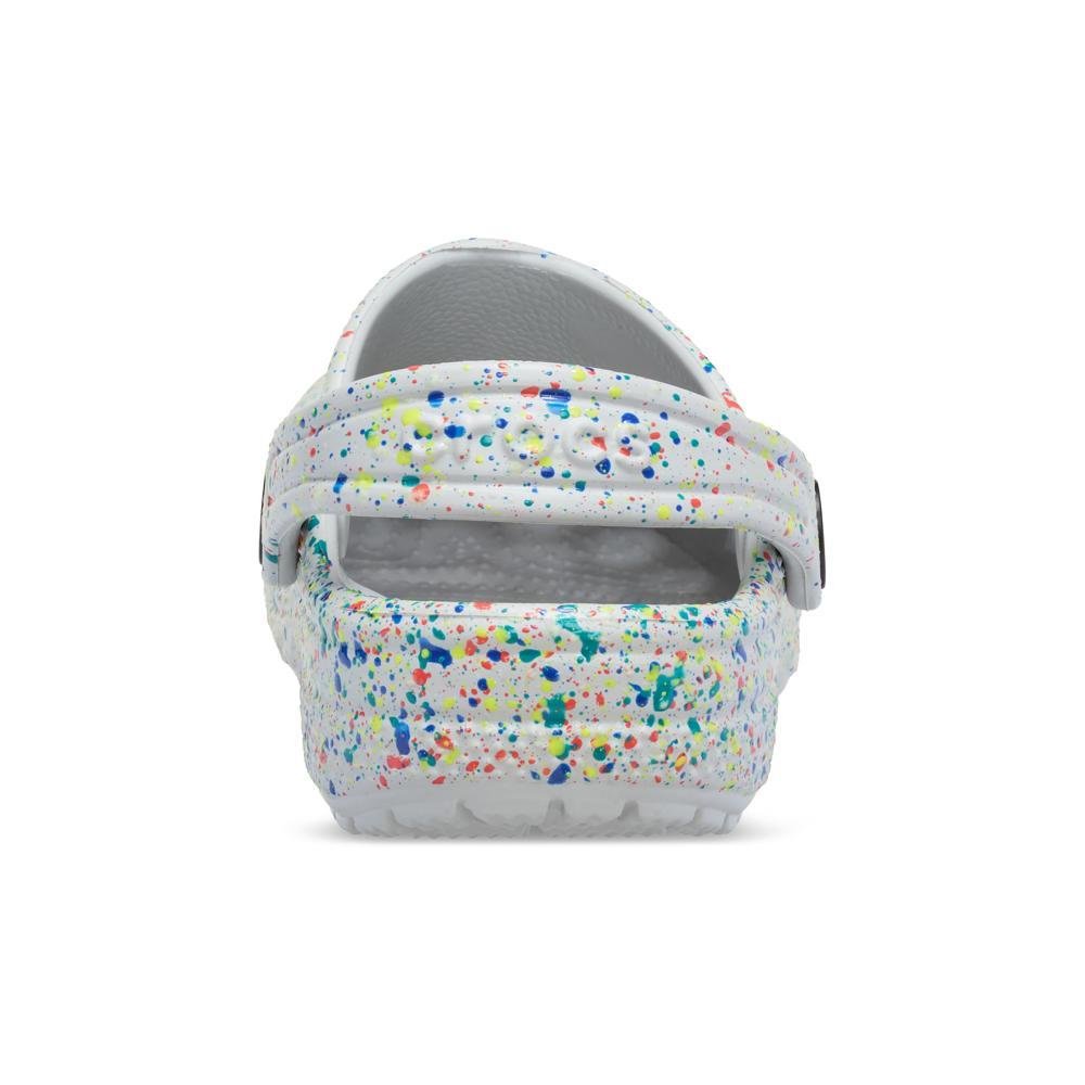 Sandália Crocs Classic Glow Paint Splatter Clog K Atmosphere/Multi Atmosphere/multi 7