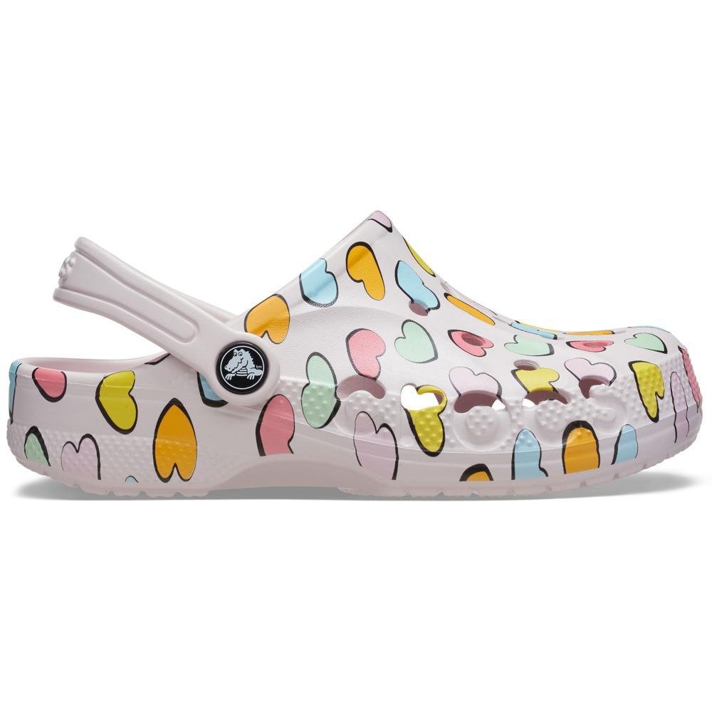Sandalia Crocs Baya Seasonal Printed T Barely Pink