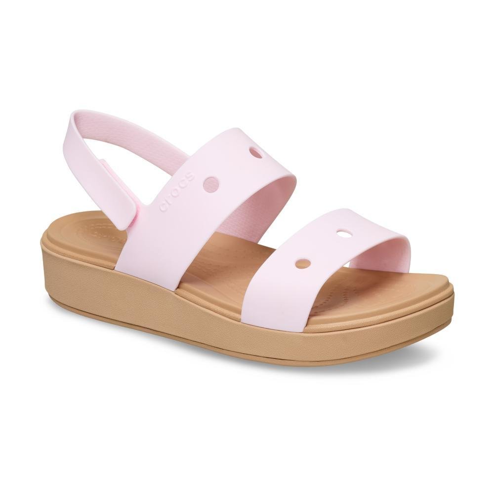 Sandália Crocs Brooklyn Sandal K Pink Milk/Cashew Pink milk/cashew 2