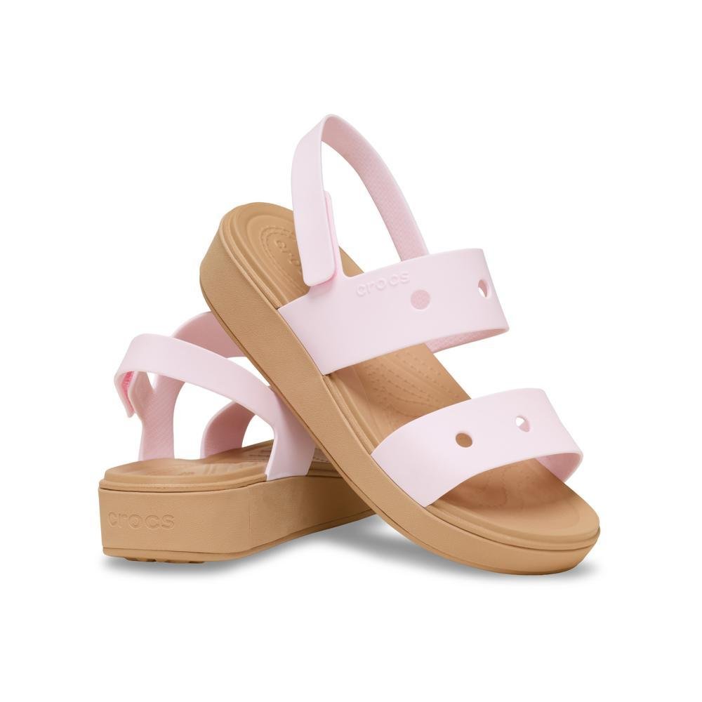 Sandália Crocs Brooklyn Sandal K Pink Milk/Cashew Pink milk/cashew 3