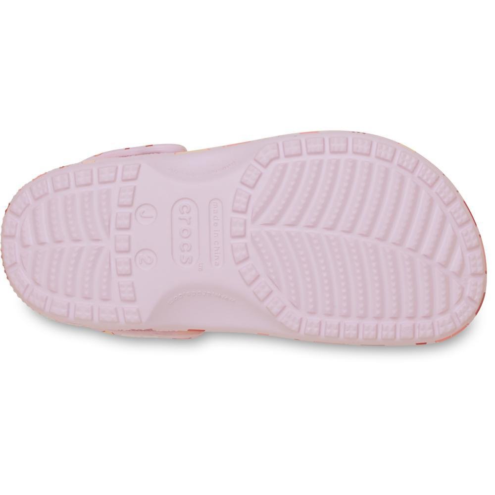 Sandália Crocs Classic Valentines Day Clog K Pink Milk/Hearts Pink milk/hearts 6