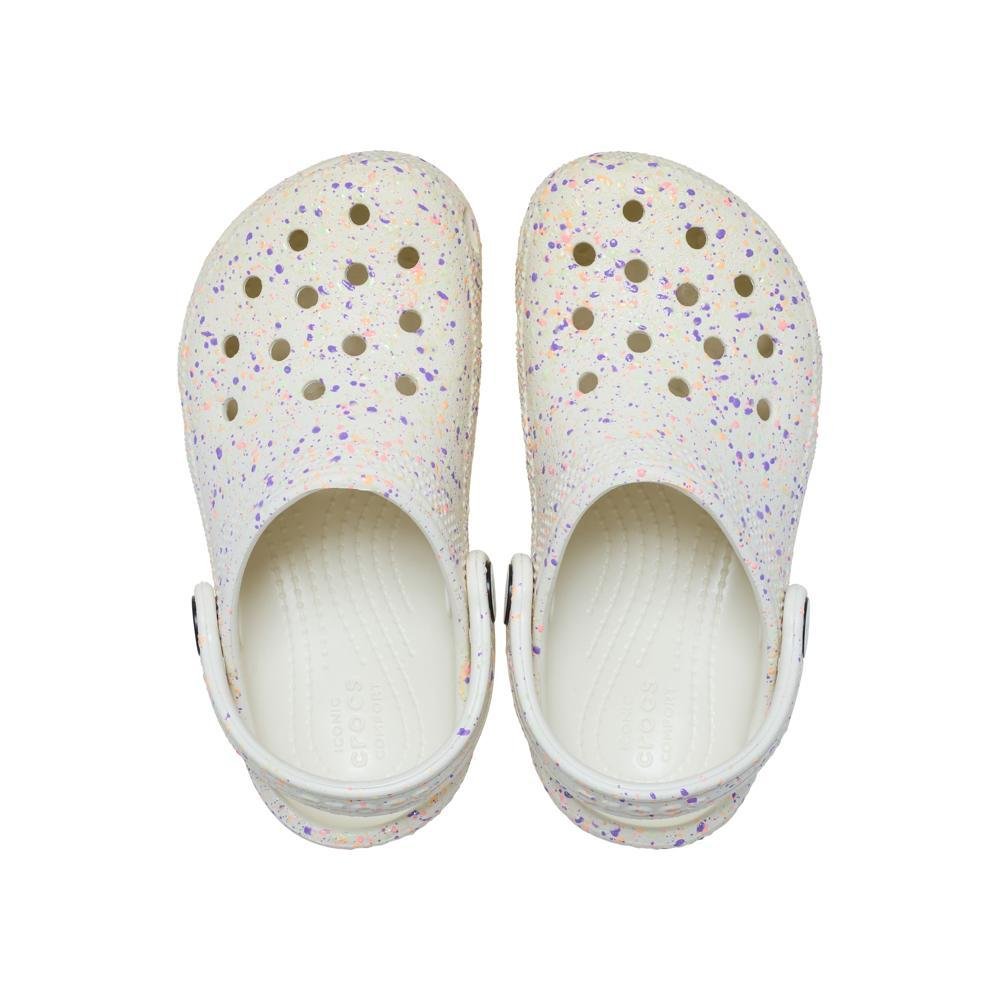 Sandália Crocs Clsc Glow Paint Splatter T Summit White/Multi Summit white/multi 5