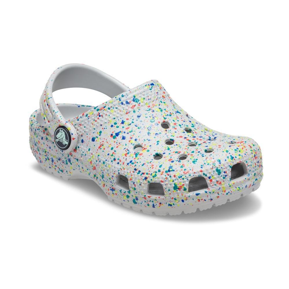 Sandália Crocs Classic Glow Paint Splatter Clog T Atmosphere/Multi Atmosphere/multi 2