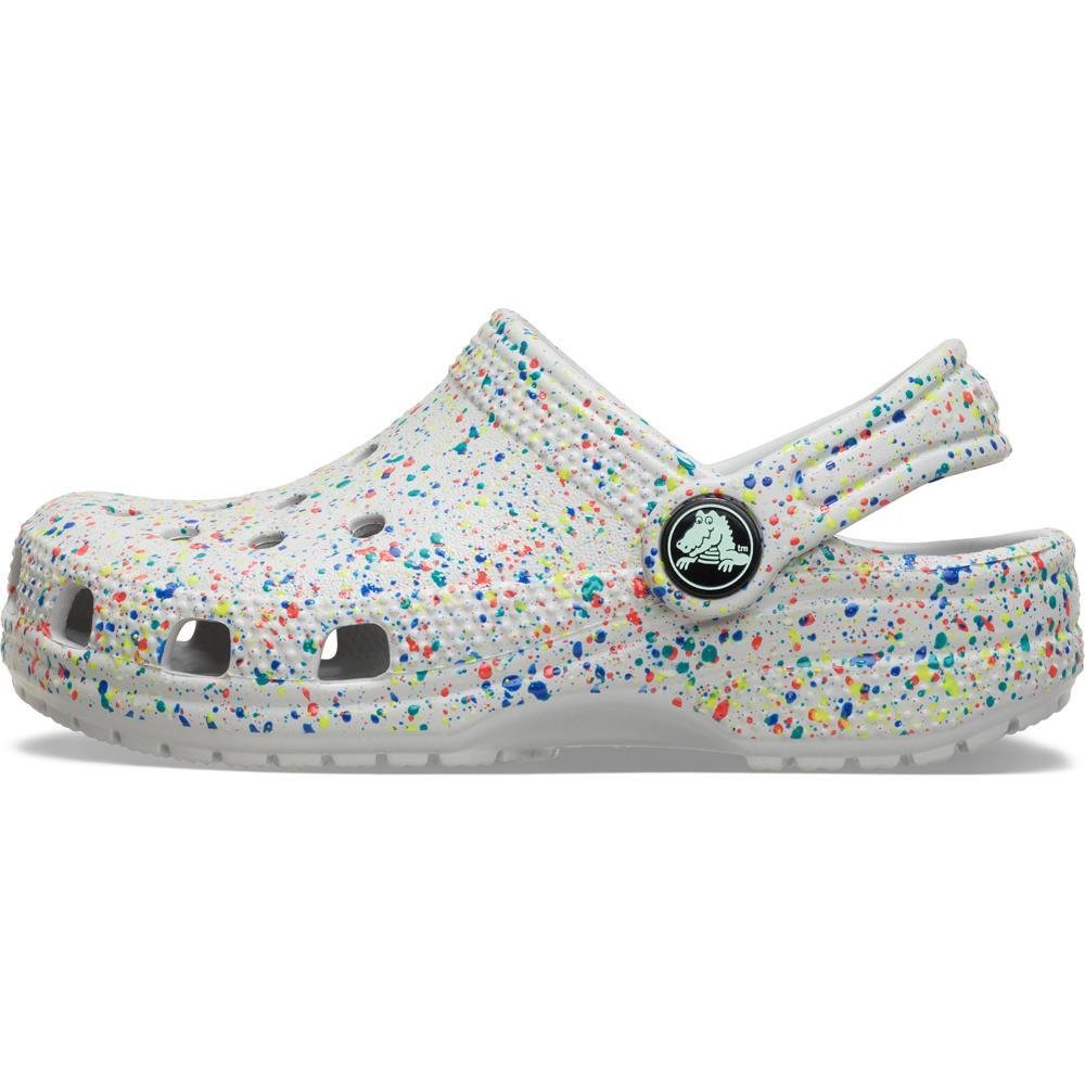 Sandália Crocs Classic Glow Paint Splatter Clog T Atmosphere/Multi Atmosphere/multi 3