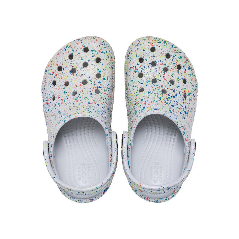 Sandália Crocs Classic Glow Paint Splatter Clog T Atmosphere/Multi Atmosphere/multi 5