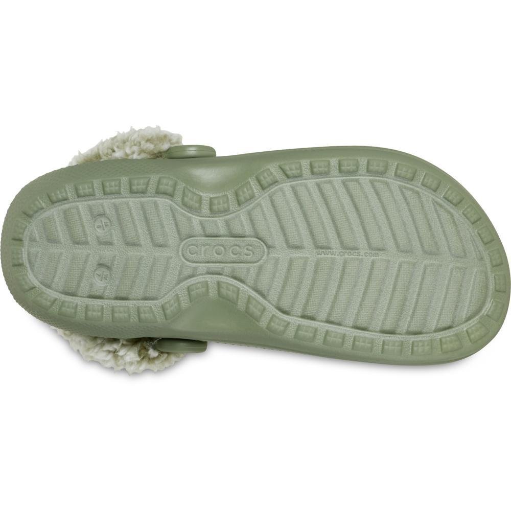 Sandália Crocs Classic Fleece Lined Clog Cargo Verde 5