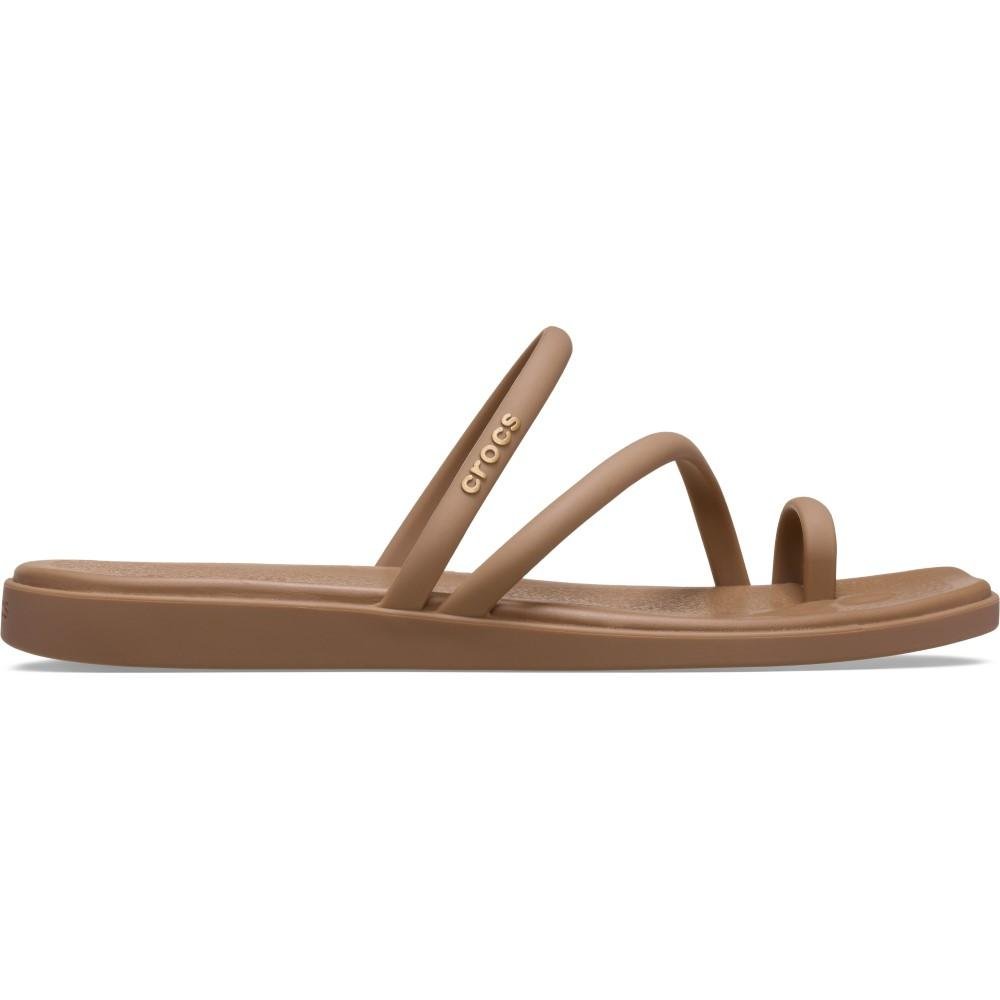 Sandália Crocs Miami Toe Loop Sandal Milk Chocolate