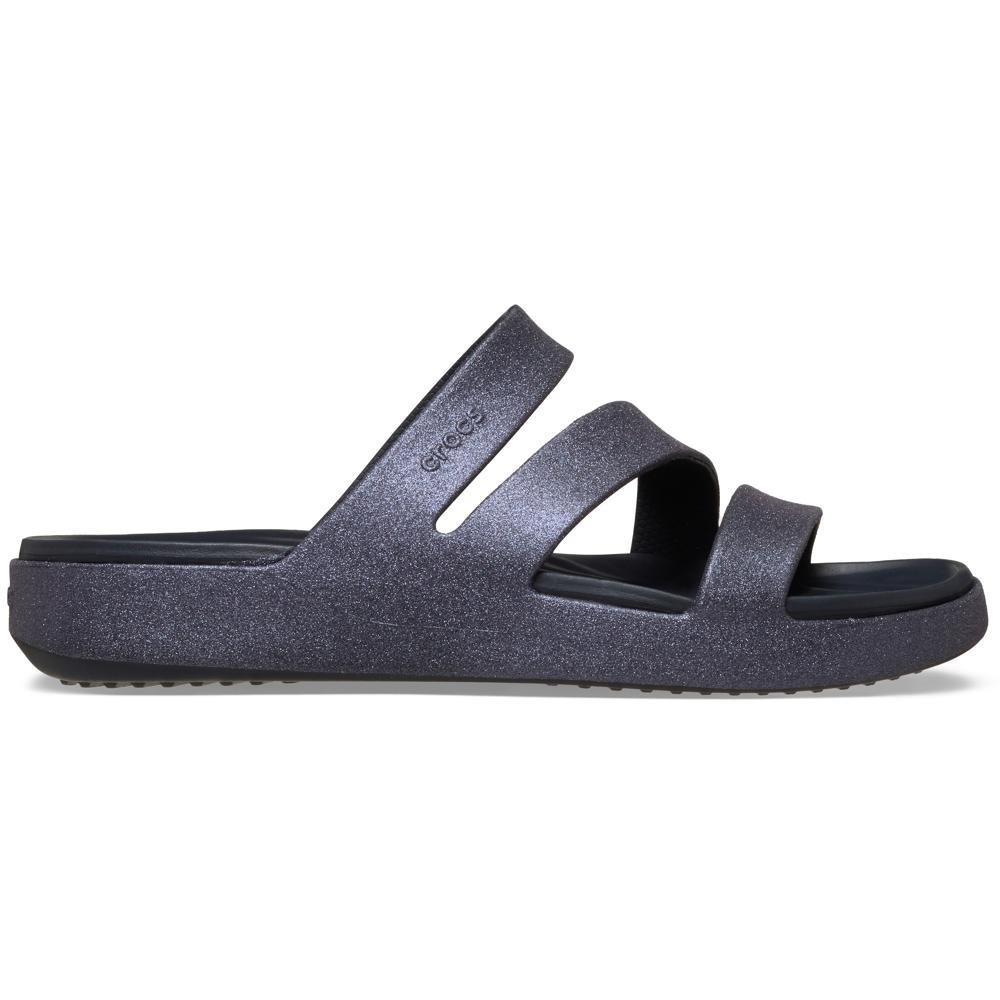 Sandália Crocs Getaway Glimmer Strappy Deep Navy