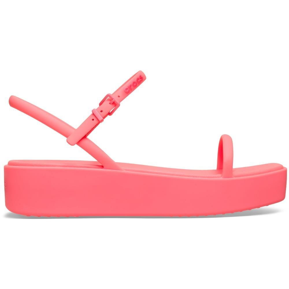 Sandália Crocs Miami Platform Y Strap Sandal Guava
