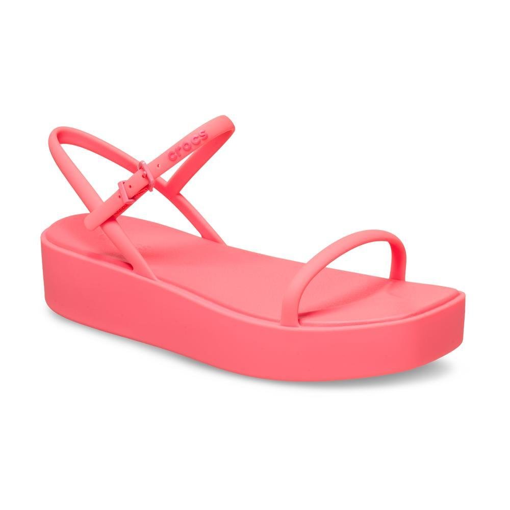 Sandália Crocs Miami Platform Y Strap Sandal Guava Guava 2