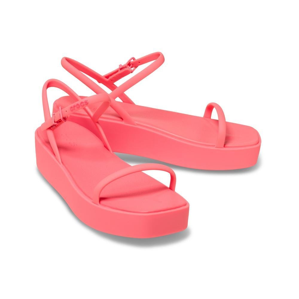 Sandália Crocs Miami Platform Y Strap Sandal Guava Guava 3