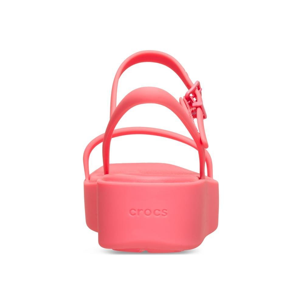 Sandália Crocs Miami Platform Y Strap Sandal Guava Guava 6
