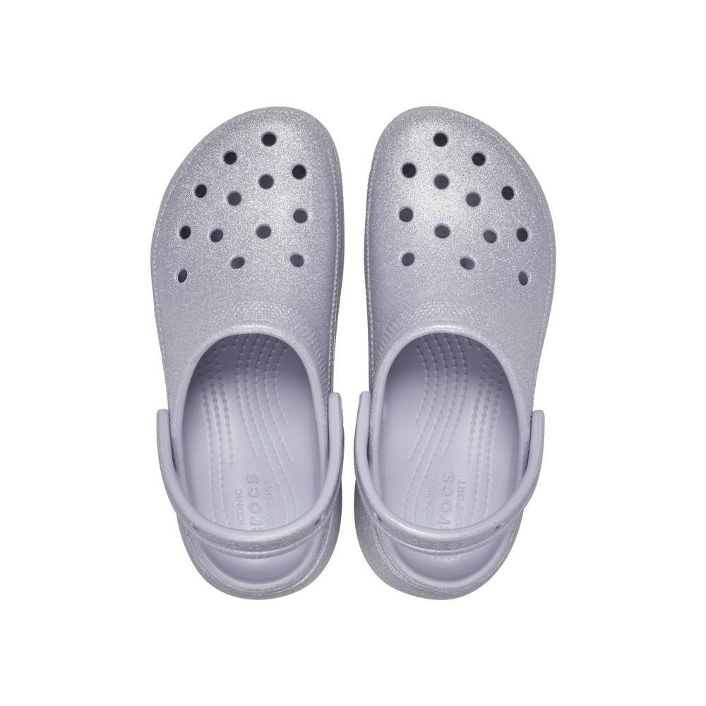 Sandália Crocs Classic Platform Glitter Clog Mauve Mist Mauve mist 4
