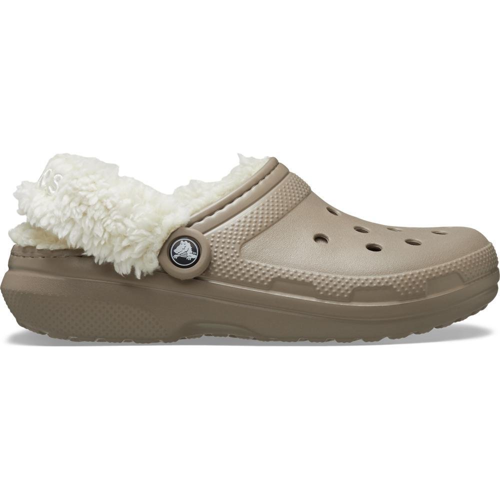 Sandália Crocs Classic Fleece Lined Clog Mushroom