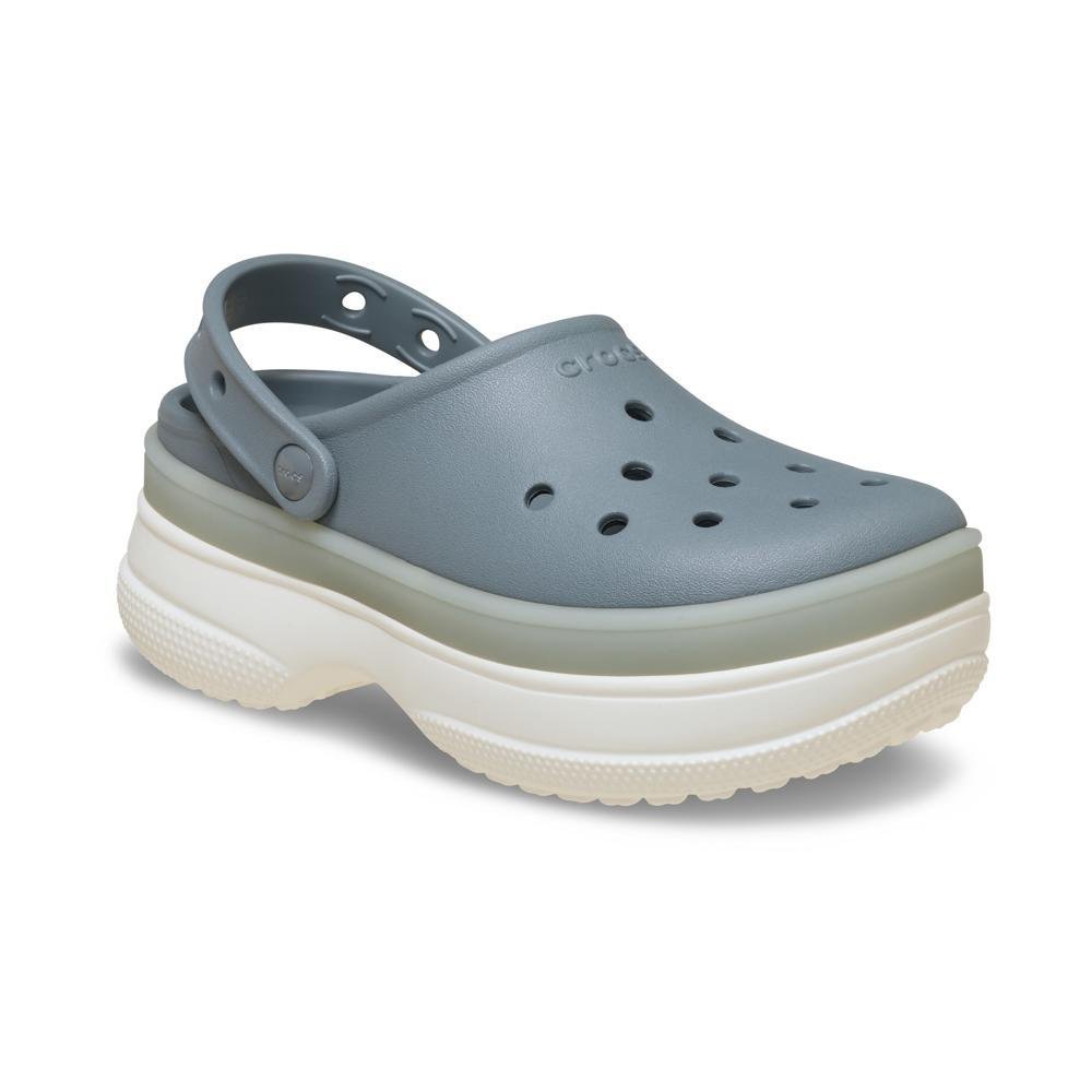Sandália Crocs Frosted Stacked Clog Concrete Concrete 2
