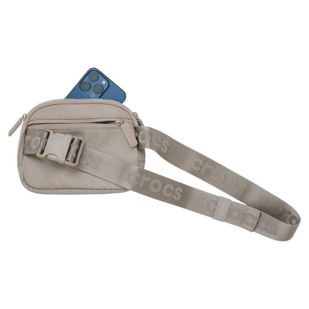 Bolsa Crocs Classic Belt Bag Taupe Taupe 3