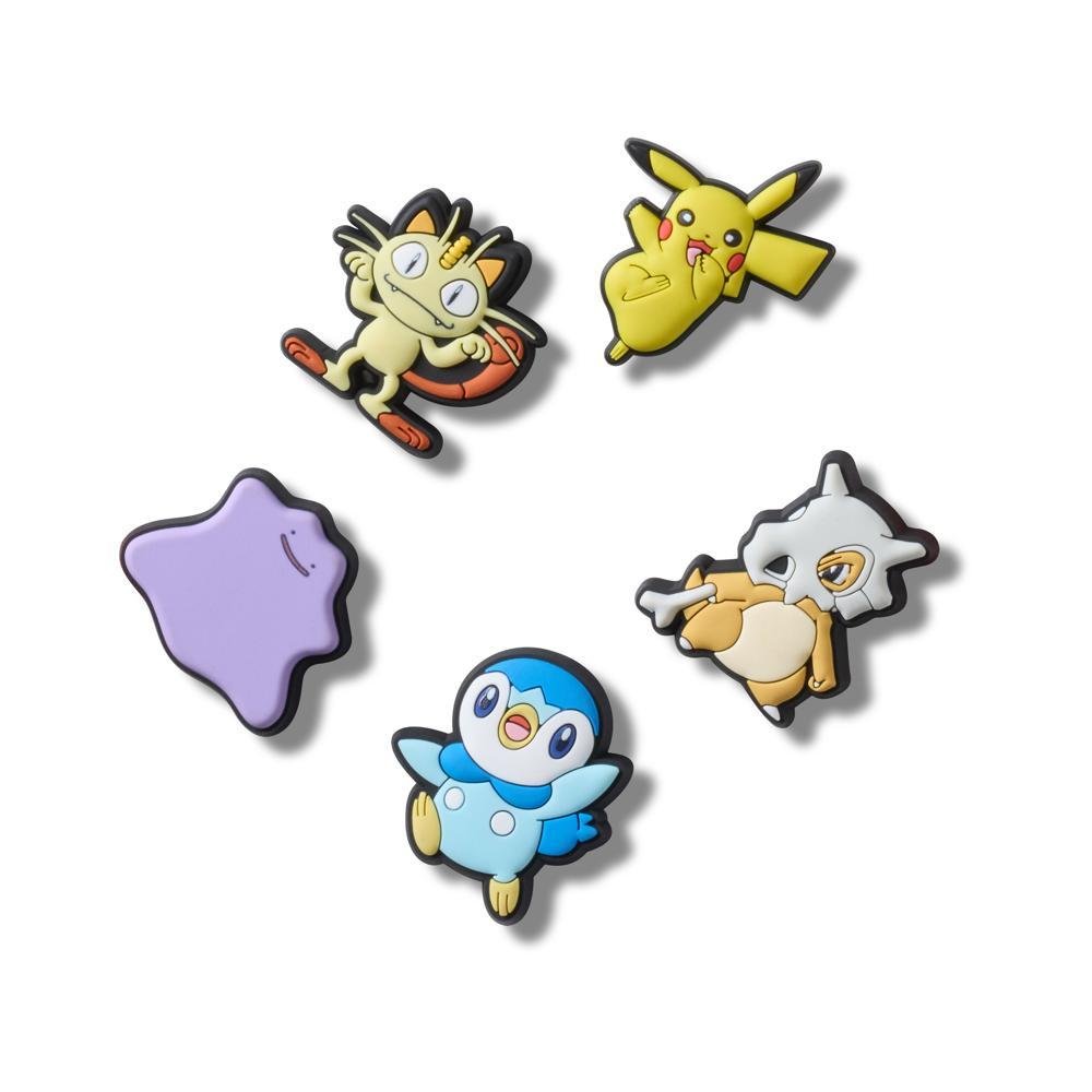 Jibbitz™ Pokemon Variados Pack com 5 Peças Único