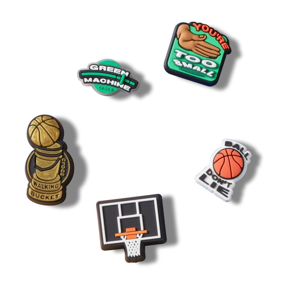 Jibbitz™ Basketball Gamer Pack com 5 Peças Único