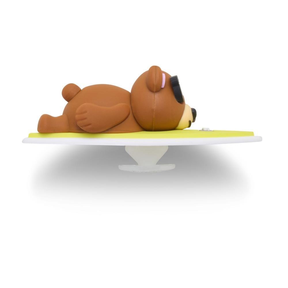 Jibbitz™ Urso Surfista 3D Único Marrom 2