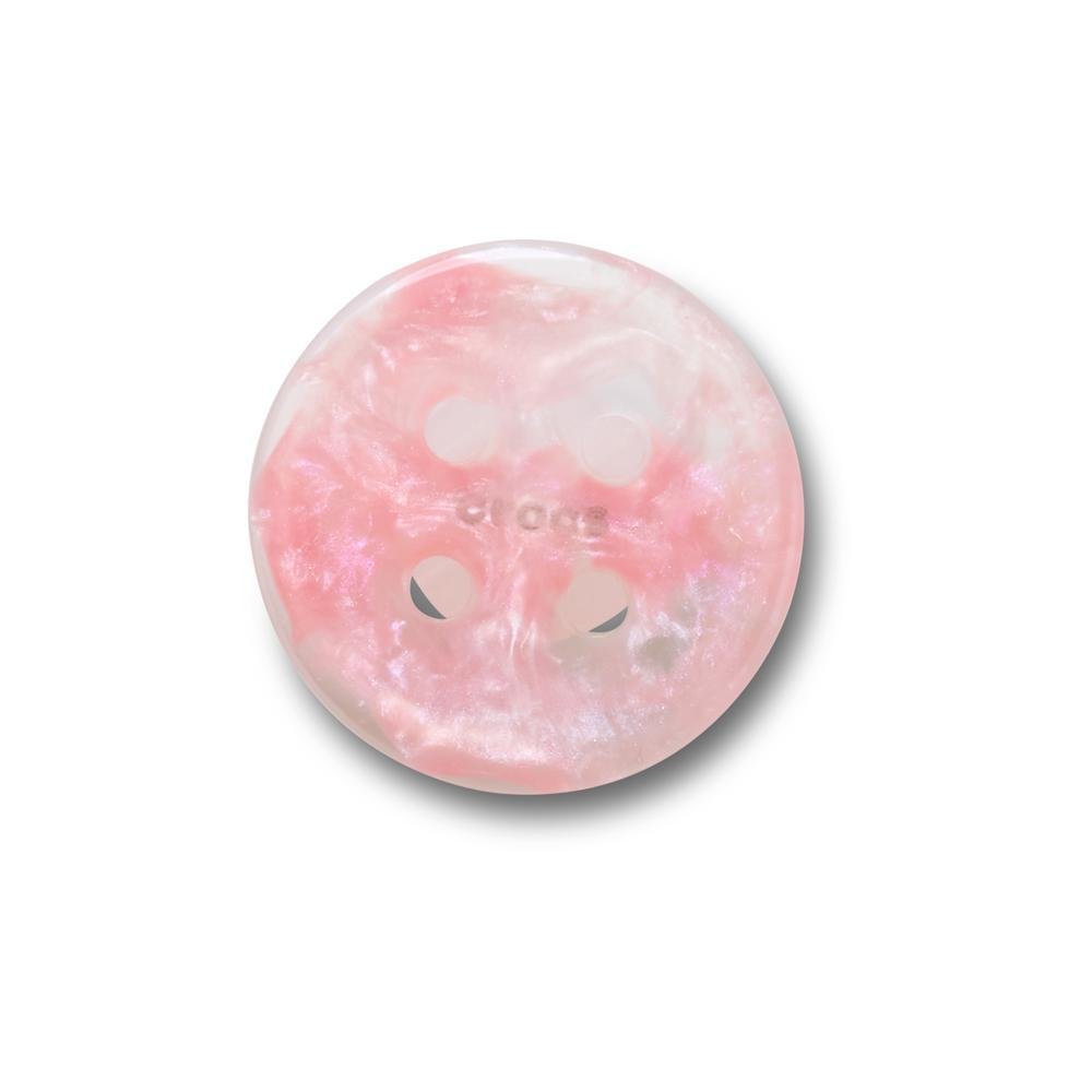 Jibbitz™ Botão Rosa Único