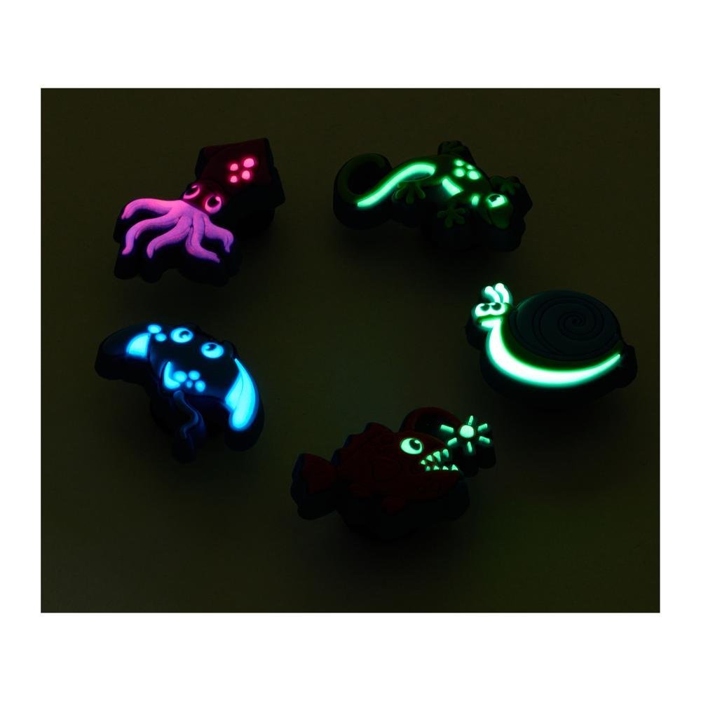 Jibbitz™ Criaturas Pequenas Brilham no Escuro Pack Com 5 Peças Único Multicores 2