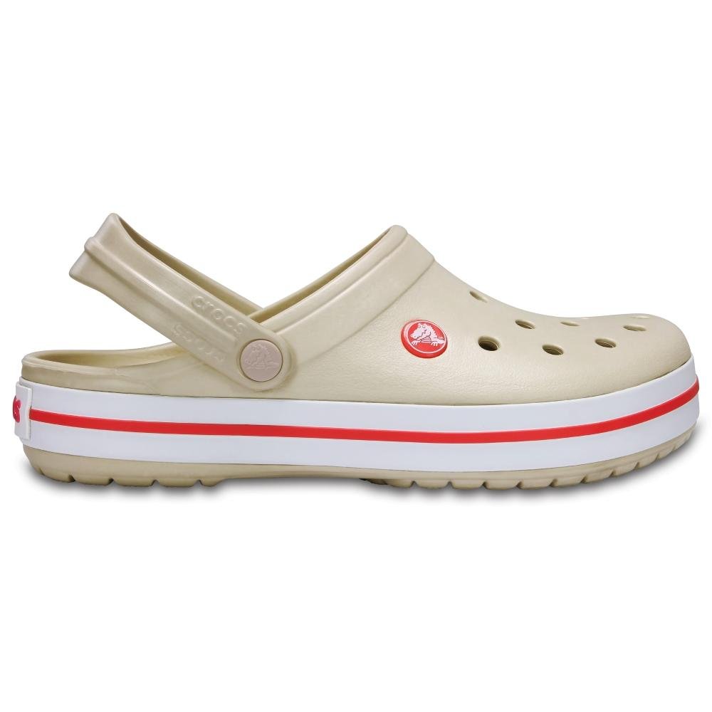 Sandália crocs crocband stucco/melon Bege 1