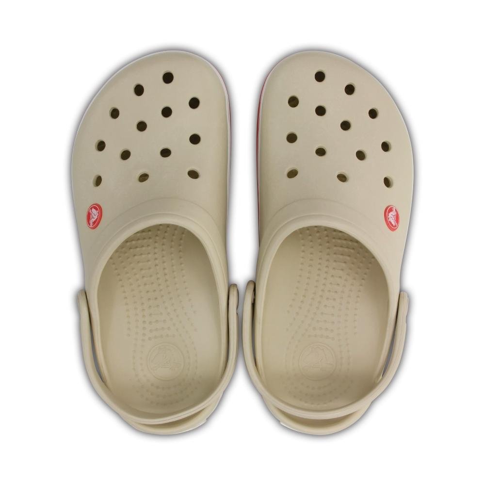 Sandália crocs crocband stucco/melon 3
