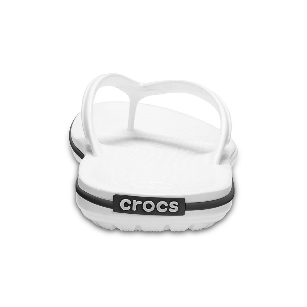 Chinelo crocs crocband flip white Branco 5