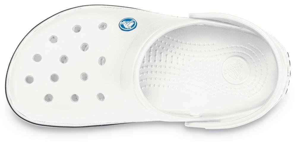 Sandália crocs crocband white Branco 6