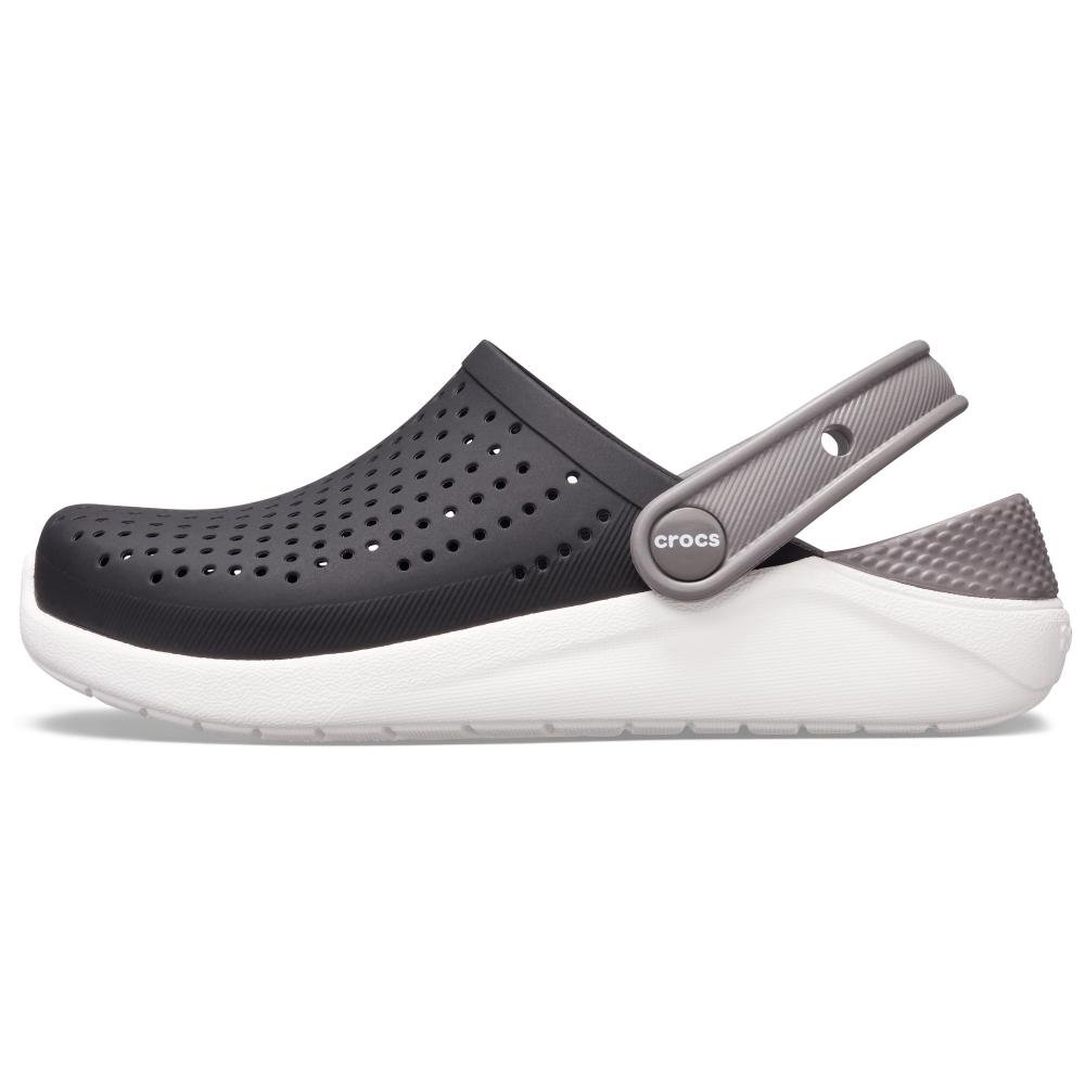 Crocs literide clog kids black/white Preto 3