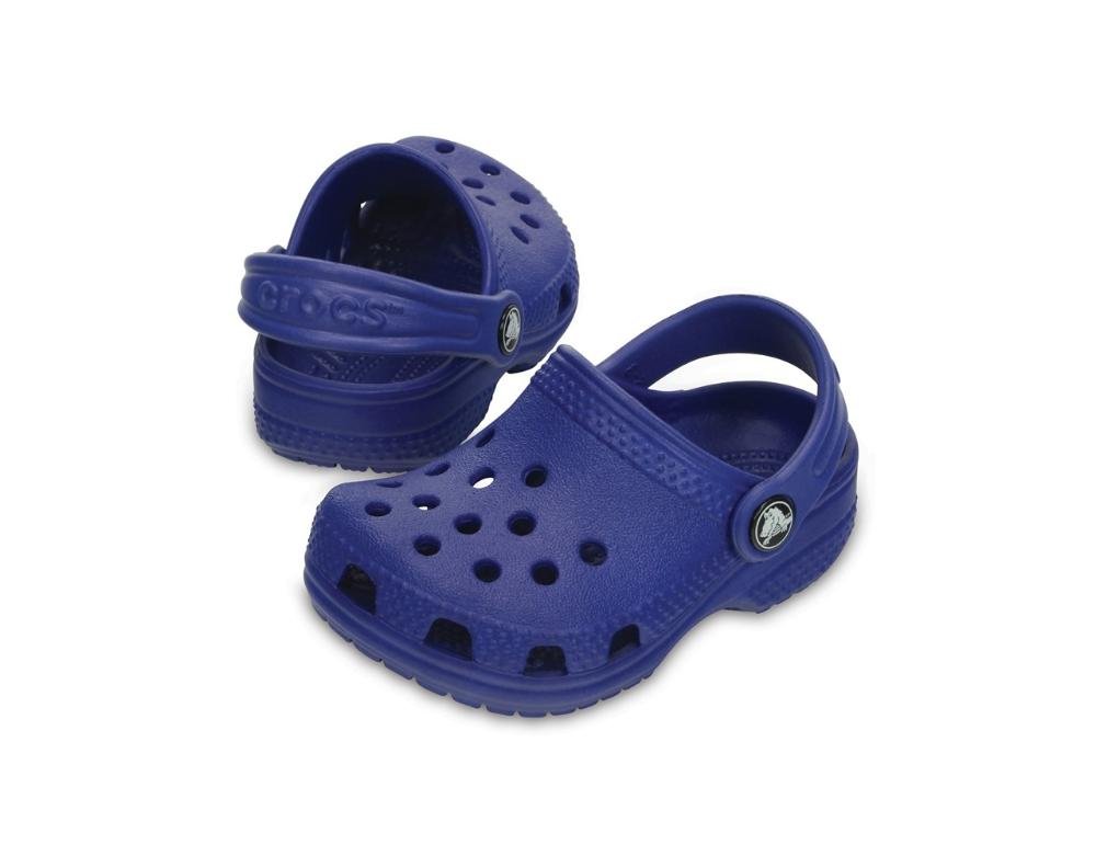 Sandália crocs littles clog infantil cerulean blue Azul