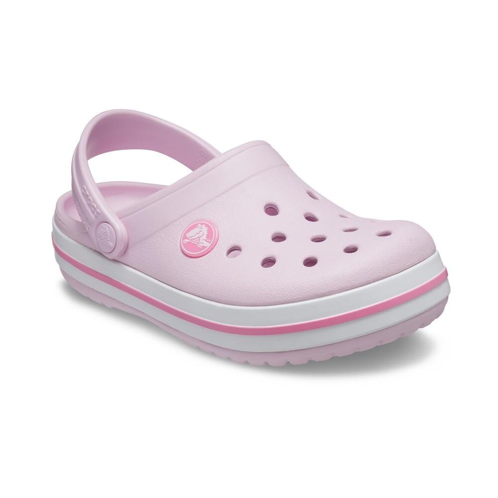 Sandália crocs crocband clog juvenil ballerina pink Rosa 2