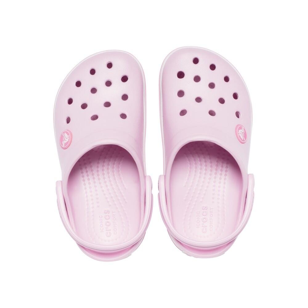 Sandália crocs crocband clog juvenil ballerina pink Rosa 4