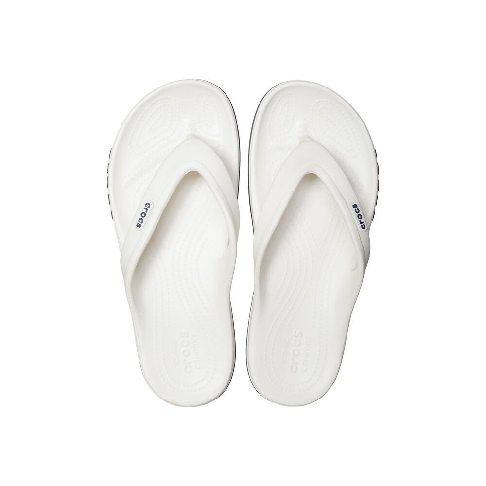 Chinelo crocs bayaband flip white/navy Branco 5