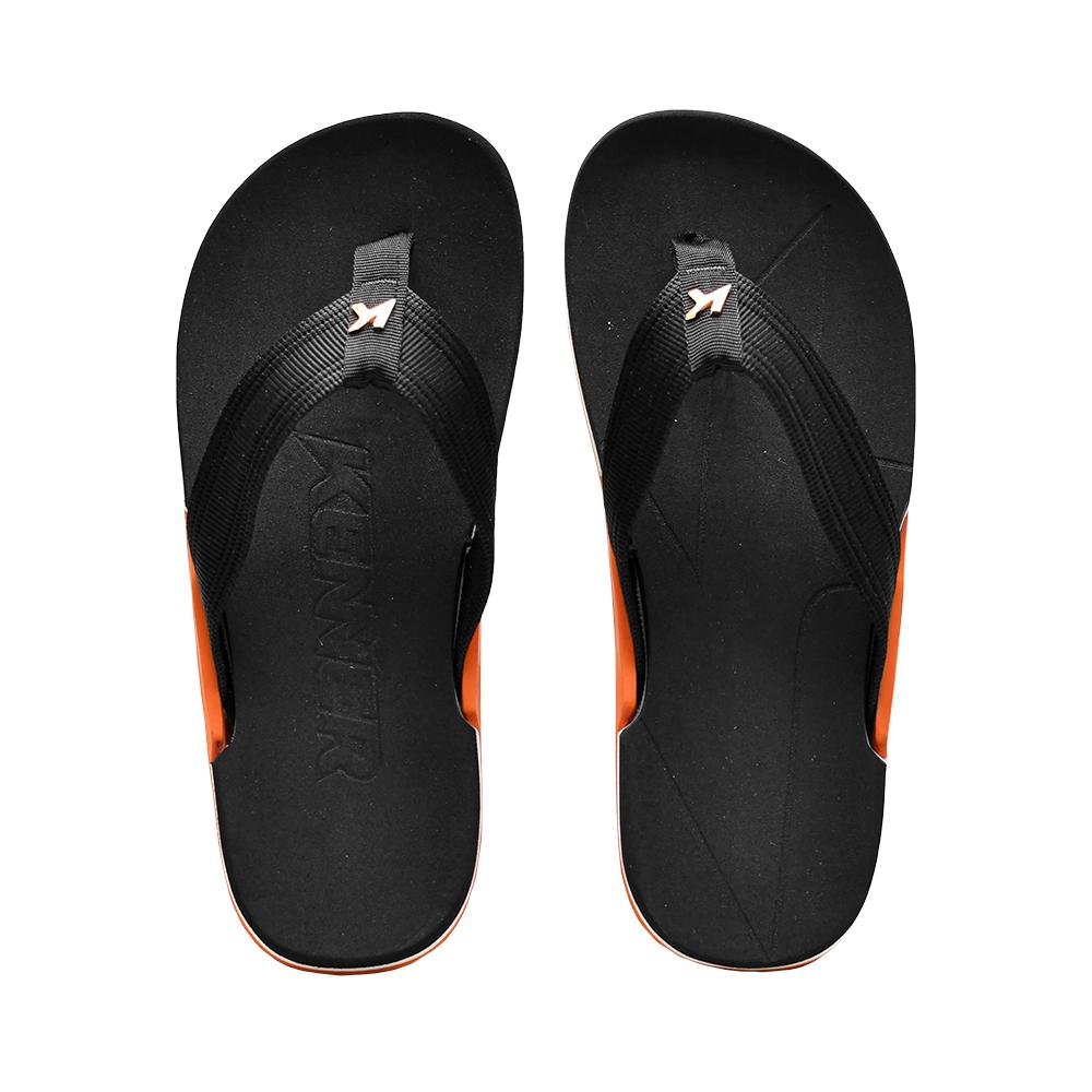 Chinelo de Dedo Azul, Branco e Preto Cushy | Kenner Preto 3