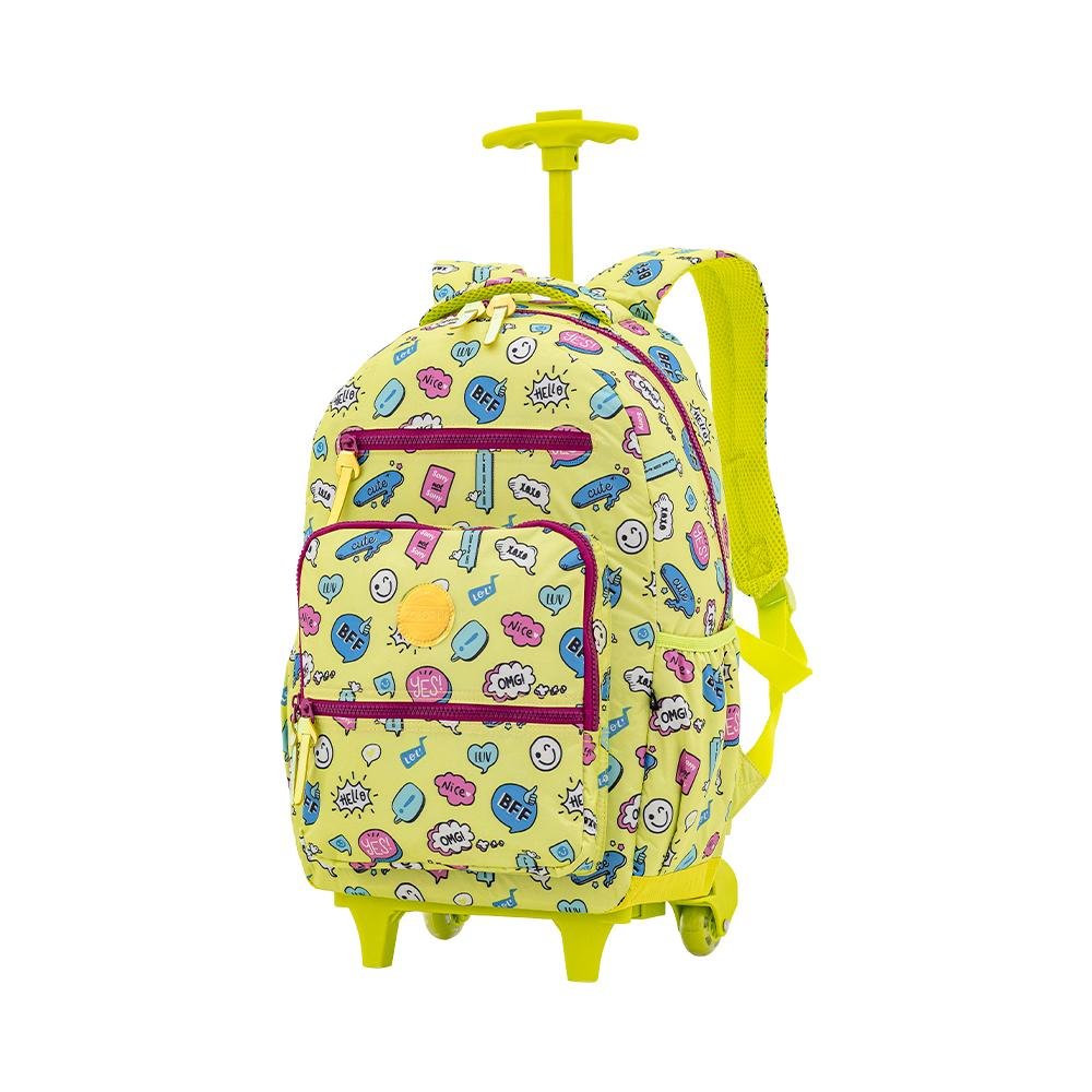 Mochila Carrinho Lilás Kids Reactions | Seanite Verde 1
