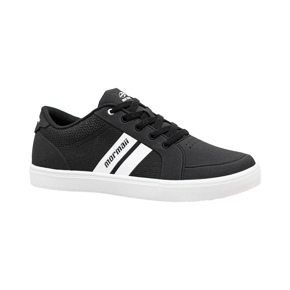 Tênis Casual Preto Stripe III | Mormaii